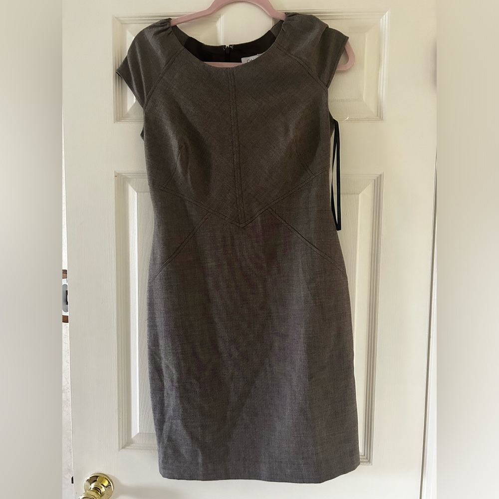 Calvin Klein casual work pencil dress size 4 women